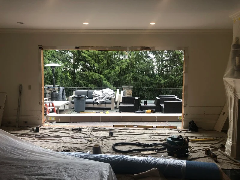 Making a larger opening for a 4 panel door Greenwich, CT